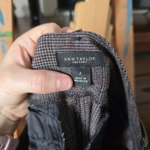 Ann Taylor Factory Plaid Pants - Picture 6 of 6